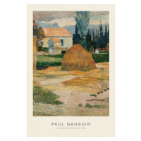 Obrazová reprodukce A Landscape Near Arles (Special Edition) - Paul Gauguin, 26.7x40 cm