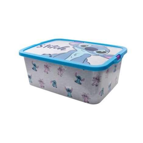 STOR - Plastový úložný box Lilo & Stitch, 13L, 02435
