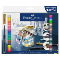 Faber-Castell Faber-Castell, 160730, sada popisovačů na různé povrchy, 30 ks