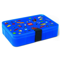 LEGO® Iconic úložný box s přihrádkami - modry