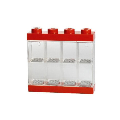 Sběratelská skříňka LEGO na 8 minifigurek, červená - 40650001 SmartLife