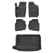 Set 3D gumové rohože Vw Polo 4 Hb 2001-2009 g 5drz