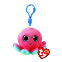 TY Beanie BOOS SHELDON, Clip 8,5 cm - chobotnice