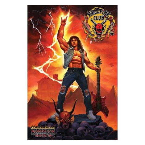 Plakát Stranger Things 4 - Hellfire Club Rock God (258) Europosters