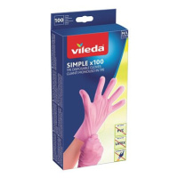 VILEDA Simple rukavice M/L 100 ks