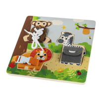 Zopa Dřevěné montessori puzzle