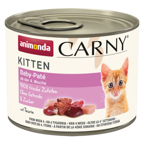 Animonda Carny Kitten Baby paštika 12 × 200 g