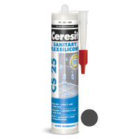 Tmel silikonový sanitární Ceresit CS 25 graphite 280 ml