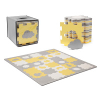 KINDERKRAFT SELECT Podložka pěnová Puzzle Luno Shapes 185 x 165 cm Yellow, 30ks, Premium