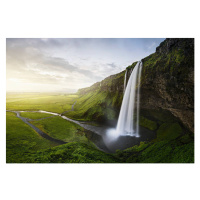 Fotografie Seljalandsfoss waterfall, Viaframe, 40 × 26.7 cm