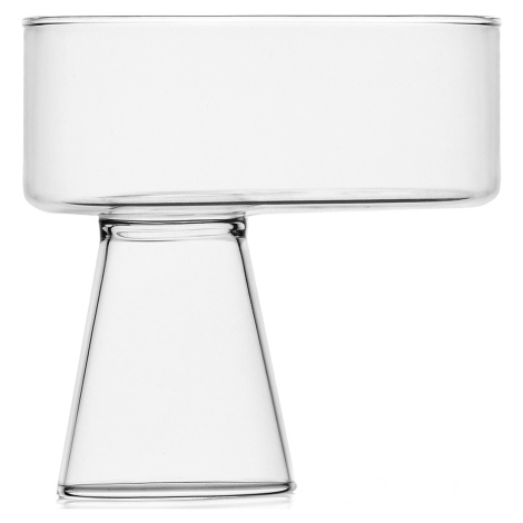 Ichendorf Milano designové sklenice na bílé víno Travasi Clear Rectangle Glass