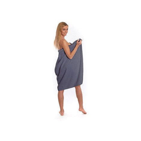 Interkontakt Dámský saunový ručník Dark Grey