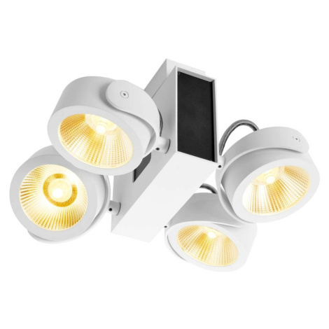 SLV BIG WHITE TEC KALU CW LED vnitřní nástěnné a stropní nástavbové svítidlo, quad, bílá / černá