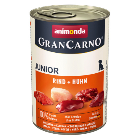 Animonda GranCarno Original Junior 24 x 400 g - hovězí & kuřecí