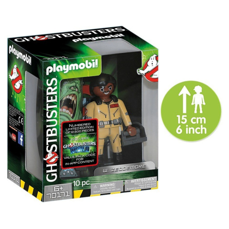 Playmobil 70171 ghostbusters sběratelská figurka w. zeddemore 15cm