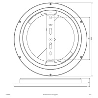 EVN EVN ALR LED panel bílá 15W Ø30cm 3 000 K