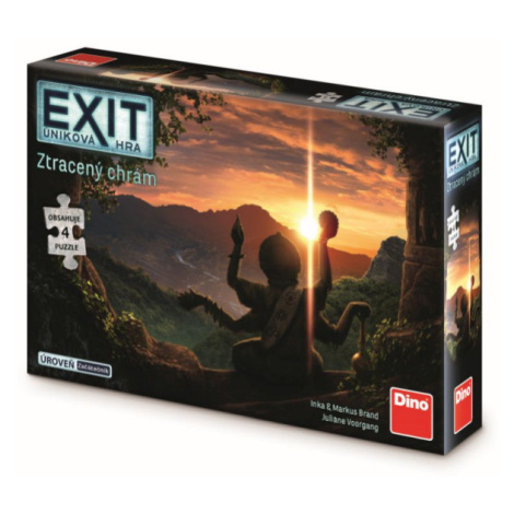 Úniková hra s puzzle: ztracený chrám Párty hra Dino