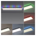 LEUCHTEN DIREKT is JUST LIGHT LED stropní svítidlo bílé 100x25cm, hranaté, stmívatelné, paměťová