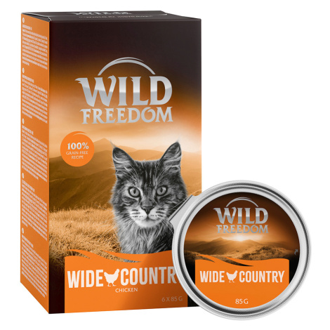 Wild Freedom Adult vaničky, 24 x 85 g - 15 % sleva - wide country - kuřecí