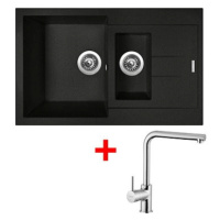 Sinks Amanda 780.1 Metalblack + Elka