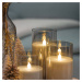 Pauleen Pauleen Classy Smokey Candle LED svíčka sada 3 ks