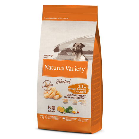 Nature's Variety granule, 2 balení - 15 % sleva - Mini Adult kuřecí z volného chovu (2 x 7 kg) Nature’s Variety