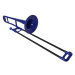 pBone 700641 Plastový trombon Blue