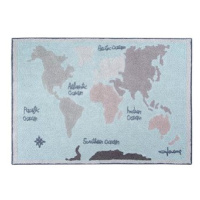 Přírodní koberec, ručně tkaný Vintage Map 140 × 200 cm