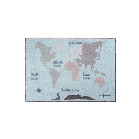 Přírodní koberec, ručně tkaný Vintage Map 140 × 200 cm Lorena Canals