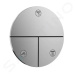 HANSGROHE ShowerSelect Comfort Ventil pod omítku, pro 3 spotřebiče, chrom 15558000