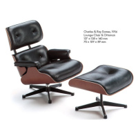 Vitra designové miniatury Lounge Chair & Ottoman
