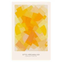 Obrazová reprodukce Composition in Yellow (Abstract Painting) - Otto Freundlich, 26.7 × 40 cm