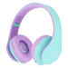 Sluchátka PowerLocus P2 Wireless Headphones for kids (blue-purple)