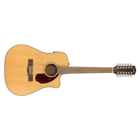 Fender CD-140SCE Dreadnought 12-String Natural Walnut