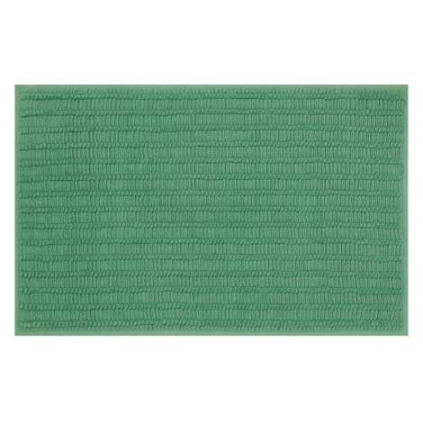 Spirella koupelnová předložka ADA, zelená, bavlna, protiskluzová, 50 x 80 cm