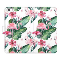 iSaprio flip pouzdro Flamingos Pattern pro iPhone 5/5S/SE