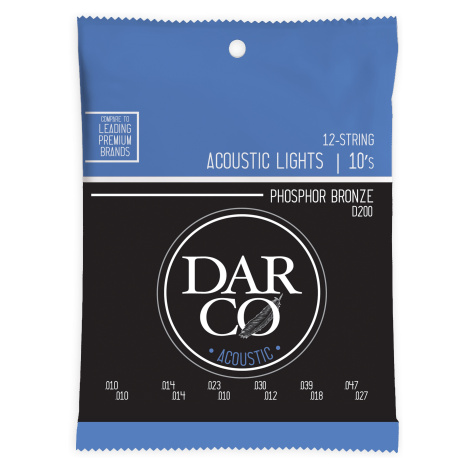 Darco 92/8 Phosphor Bronze 12-String Light