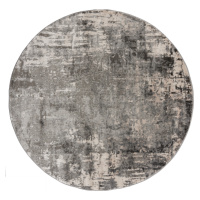 Flair Rugs koberce Kusový koberec Cocktail Wonderlust Grey kruh - 160x160 (průměr) kruh cm