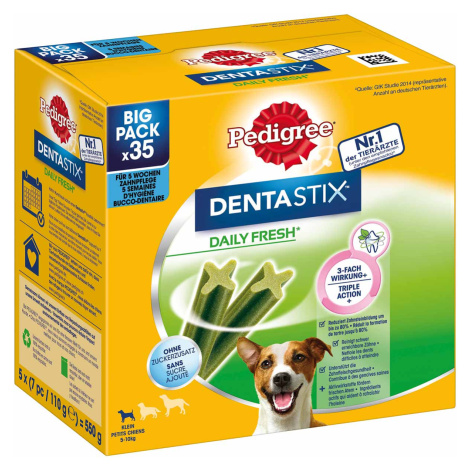 Pedigree DentaStix Daily Fresh pro malé psy 2 × 35 kusů