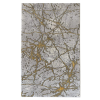 Kusový koberec ELITE 4355 grey/gold 80x150 cm