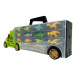 mamido  Velký kamion s dinosaury a autíčky zelený