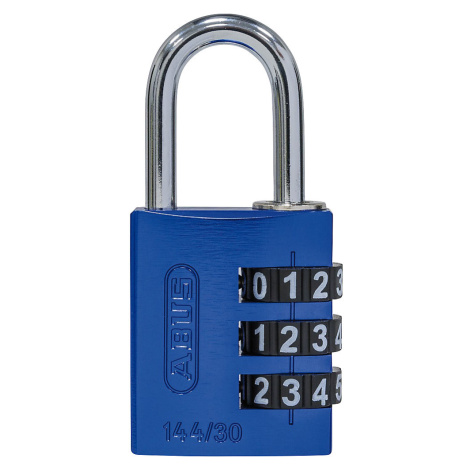 ABUS Hliníkový číslicový zámek, 144/30 Lock-Tag, bal.j. 6 ks, modrá