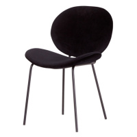 Furniria Designová židle Wilson černý samet