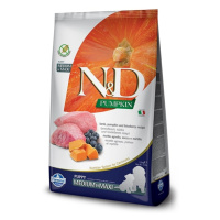 N&D Pumpkin Dog Puppy Medium/Large Lamb/Blueberry Grain-free - 12kg