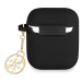 Guess GUA2LSC4EK pouzdro na Airpods 2. Generace / 1. Generace black Charm Collection 4G