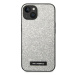 Karl Lagerfeld KLHCP14MG2ELS hard silikonové pouzdro iPhone 14 PLUS 6.7" silver Glitter Plaque L