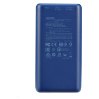 ADATA PowerBank P20000QCD - externí baterie pro mobil/tablet 20000mAh, 2, 1A, modrá (74Wh)