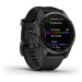 Garmin fenix 7S PRO Solar Gray / Black Silicone Band