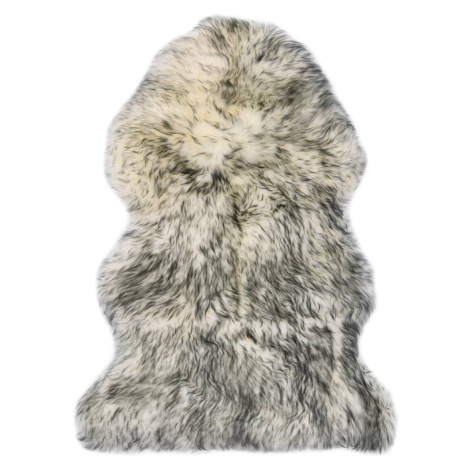 vidaXL Koberec z ovčí kůže 60 x 90 cm tmavě šedý žíhaný