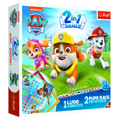 TREFL - GAME 2in1 Ludo / Pups race Paw Patrol